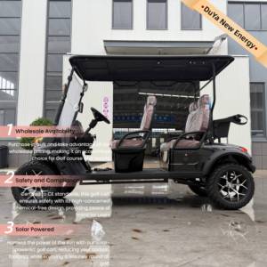 नई हाई स्पीड 72 वी लिथियम बैटरी दर्शनीय बस इलेक्ट्रिक 4-सीटर उठा लिया बुगी गोल्फ कार्ट उपयोगिता डीलक्स क्लब गोल्फ कार्ट उपयोगिता डीलक्स क्लब गोल्फ कार्ट - Product Image 3