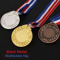 En stock, vente en gros, prix abordable : Médailles vierges personnalisables en alliage de zinc, médailles d'or 3D pour marathon, médailles et trophées sur mesure