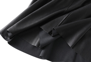 Jupes longues en similicuir pour femmes, sur mesure, automne-hiver 2024, taille haute, luxe, élégantes, chic, décontractées, <span class=keywords><strong>jupe</strong></span> midi en PU - Product Image 6