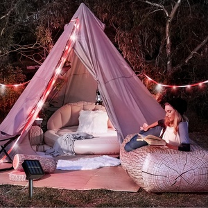 Lampes solaires en forme de <span class=keywords><strong>tube</strong></span> de couleur bonbon, imperméables pour l'<span class=keywords><strong>extérieur</strong></span>, jardin, patio, clôture, éclairage décoratif pour les fêtes et les festivals - Product Image 3