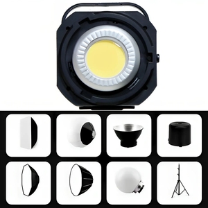 300W LED Light Studio video chụp ảnh 3200-5500K nhiếp ảnh COB ánh sáng điều khiển từ xa liên tục vỏ kim loại đèn chiếu sáng - Product Image 3