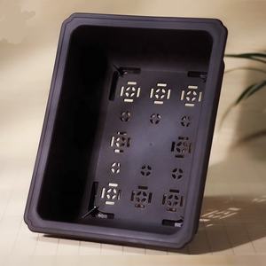 <span class=keywords><strong>Maceta</strong></span> de <span class=keywords><strong>entrenamiento</strong></span> de bonsái Rectangular clásica de plástico de 50cm/19,68 pulgadas para bonsái de árbol - Product Image 1