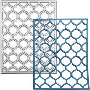 3D Nền Hoa Khung Cắt Kim Loại Chết Carbon Thép Dập Nổi Mẫu Cho Thẻ Làm DIY Album Nghệ Thuật Thủ Công Mỹ Nghệ - Product Image 6