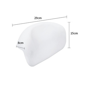 Oreiller de bain moderne en PU de qualité supérieure avec de grandes ventouses puissantes, <span class=keywords><strong>coussin</strong></span> de <span class=keywords><strong>baignoire</strong></span> antidérapant pour un soutien confortable de la tête, du cou et du dos - Product Image 2