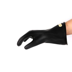 Guanti in pelle centrale elettrica guardalinee 500V AC uso tensione ASTM D120 guanti da lavoro elettrico - Product Image 6