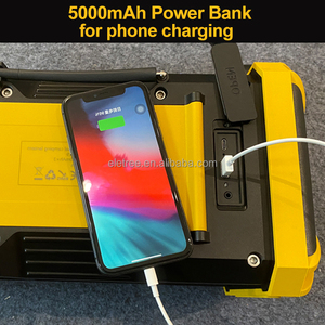 Eletree Altavoz Bluetooth de 5000 mAh para Construcción, Radio DAB/FM/WB con Linterna, Radio para Obras de Construcción - Product Image 4