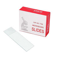 Lab Microscope Glass Cover Prepared Frosted Plain Cover Slide Biological Microscope Glass Slides