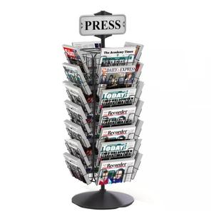 Estante de exhibición de llavero giratorio, estante de exhibición de llavero de piso elevado de metal - Product Image 3