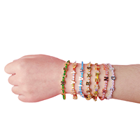 QIUHAN Lettres Personnalisées Bracelet Bijoux Main Bracelets Personnalisé Zircon Nom Bracelet