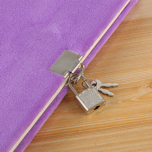 In velluto Mini diario esecutivo taccuino a forma di cuore da ragazza con chiusura rigida per Journal acquisto Online filo legante termico per cucire - Product Image 4