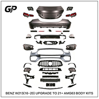 Kit carrosserie de conversion complet style E63 AMG pour Mercedes Classe E W213 2016 à 2020, mise à niveau vers un look sport 2021+