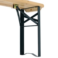 Ensemble de 3 tables et bancs de bière pliants pour l'extérieur Meubles de jardin en bois