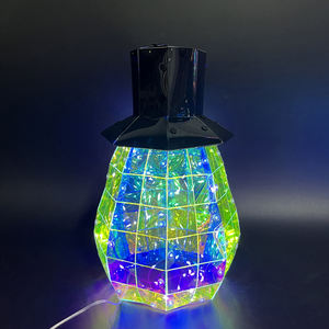 Figura de Calabaza de Halloween Preiluminada de Plástico con Luces LED, Calabaza Jack-O'-lantern para Decoraciones Luminosas de Fiesta - Product Image 3