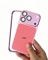 Coque de téléphone en métal pour iPhone 17 Pro Max avec objectif arrière, transformable en iPhone 18 Pro Max, pour hommes, en stock, idéale pour le dropshipping