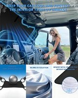 Parasol Plegable para Parabrisas Delantero de Automóvil con Protección UV de 4 Capas y Aislamiento Térmico para BMW X1 F8 2016-2022
