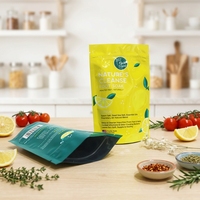 Sachet d'emballage personnalisé en aluminium refermable avec fermeture éclair