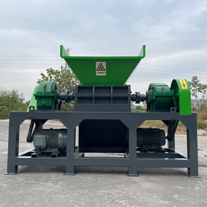 Plastic Leather Tree Branch Wood Crusher Equipment Waste Car Tire Used <strong>Rubber</strong> Tyre Shredder <strong>Shredding</strong> Recycling Machine - Product Image 2