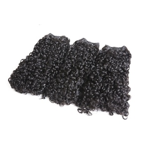 ผมแท้แบบ Double Drawn Remy Hair Funmi Hair Pixie Curl แบบเป็นมัด ขนาด 10-18 นิ้ว ลอน Pixel Curl สีดำธรรมชาติ - Product Image 5