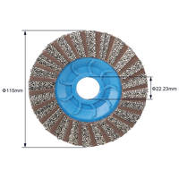 Disque à lamelles diamanté électrolytique 115 mm de haute qualité pour meuleuse d'angle OEM, idéal pour le marbre, le granit, la pierre, la céramique, le carrelage et le verre