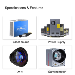 New 20W Air-Cooled Bench-Top Fiber Laser Marking <b>Machine</b> High <b>Engraver</b> for Metal/Acrylic/Crystal/Glass/Leather High Hi - Product Image 3