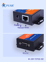 Servidor de puerto serie USR 302 RS232 a Ethernet TCP/IP Equipo de red para comunicación y redes