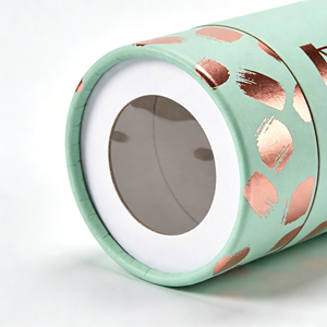 Boîte cylindrique en carton haut de gamme avec couvercle en acrylique personnalisé pour emballage de cadeaux, tube en carton premium pour coffrets cadeaux de luxe - Product Image 5