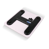 Verre trempé blanc froid analyseur de mesure Bmi sain balance de salle de bain intelligente indice corporel pesant balance de graisse corporelle numérique