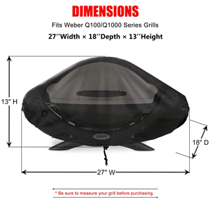 Couverture de gril en tissu Oxford anti-poussière anti-pluie couverture de Pot de gril Portable extérieur pique-nique sous gril accessoires - Product Image 2