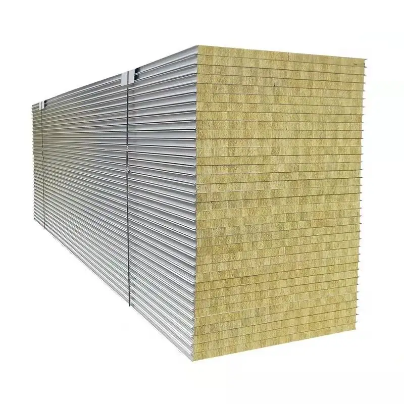 Color Steel Insulated Eps/Rock Wool Sandwich Panel Board For Roof And Wall Sip Insulation Pu Pir Polyurethane