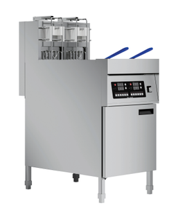 Friggitrice Elettrica Commerciale in Acciaio Inox con Filtro Olio, Due Cestelli, Potenza 9KW, Multivoltaggio, per Pollo Fritto Croccante e Cotolette di Maiale - Product Image 5