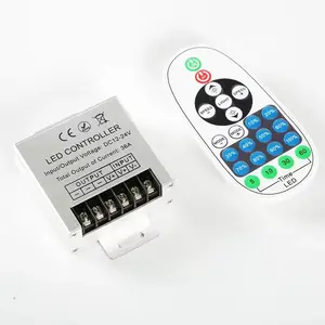 Controlador de señales de neón LED inalámbrico RF 12V12A con control remoto mini atenuador para señal LED