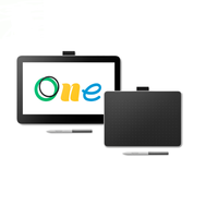 Tablette graphique Wacom One HD DTH134 avec écran tactile 13,3 pouces pour interface graphique ; compatible Mac/PC/Chromebook