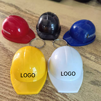 Portachiavi Personalizzati con Logo, Multifunzione a Forma di Casco di Sicurezza, Apribottiglie, Portachiavi in Acrilico, Anelli Portachiavi a Forma di Casco, Vendita all'Ingrosso