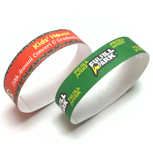 Pulsera de Papel Tyvek Dupont Imprimible, Económica y de Entrega Rápida, Pulsera Tyvek para Eventos y Parques Temáticos - Product Image 1
