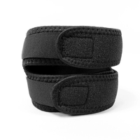 Sangle de soutien rotulien réglable, respirante et élastique pour le genou, bande de ligament rotulien pour la course, la randonnée et les sports