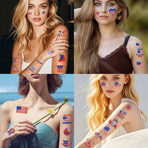 Tatuajes Temporales de Fútbol Americano 2026, Bandera de EE. UU. y Estatua de la Libertad, Tatuajes a Prueba de Agua para Aficionados al Fútbol Americano - Product Image 3