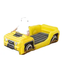 4X4 Off-Roader Car Jeep Shape Inflatable Kids Bed