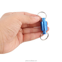 Porte-clés en alliage de valet à dégagement rapide porte-clés porte-clés à aimant en métal personnalisé porte-clés à fermoir magnétique