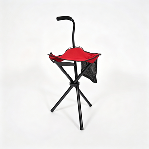 Lightweight Foldable Camping <b>Stool</b> with Armrest, <b>Collapsible</b> Outdoor Tripod Chair for Fishing Hiking Picnic - Product Image 1