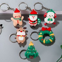 Porte-clés promotionnels personnalisés, amusants, en PVC souple, réfléchissants, imperméables, avec breloques animales multicolores, durables, style anime