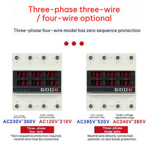 Protecteur de surtension et de sous-tension numérique triphasé <span class=keywords><strong>ANTIER</strong></span> fiable, 220V, montage sur rail DIN, économique, OEM - Product Image 3