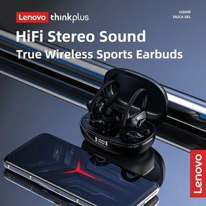 Audífonos Inalámbricos Lenovo <span class=keywords><strong>ThinkPlus</strong></span> LP75 con Bluetooth, Pantalla Digital, Diseño de Gancho, Deportivos, Baja Latencia - Product Image 2