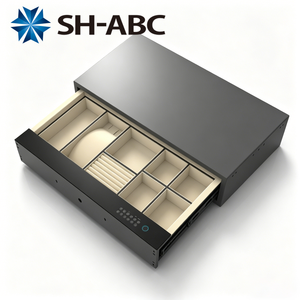 Caja de Seguridad Inteligente con Huella Dactilar SH-<span class=keywords><strong>ABC</strong></span>, Caja Fuerte Metálica con Cajón Deslizante para Joyas, Dinero en Efectivo, Documentos, para el Hogar y Hoteles - Product Image 2