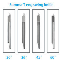 SUMMA T-serie Tungsten snijbladen 30/45/60 graden T-type mes voor vinylplotter