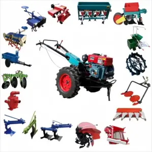 Factory outlet hand walking tractor mini power tiller cultivator