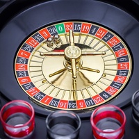 Ensemble de balles de différents diamètres, 2 pièces 16 pièces, Roulette à tir, en feutre, pour boire, pour jeu de société