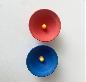 الهيب هوب البوب اللعب المطاط الملونة التمويه وعاء ترتد الغزل الأعلى القفز نصف الكرة كذاب للأطفال - Product Image 6