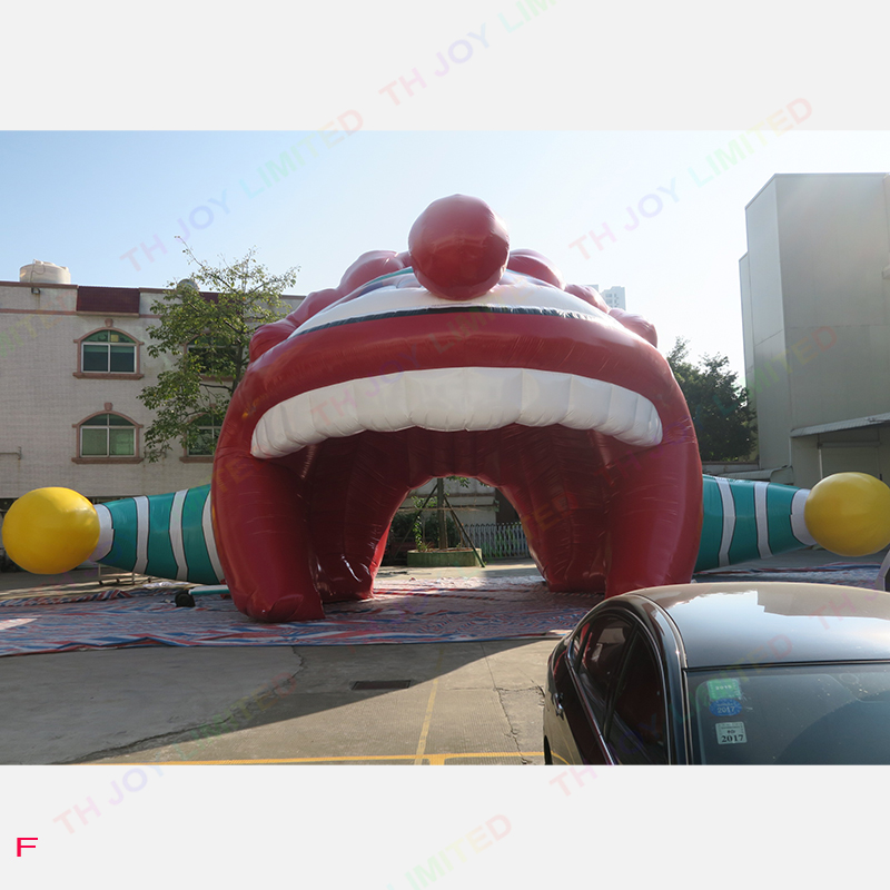 Circus Carnival Inflatable Clown Tunnel Inflatable Clown Entrance Arch