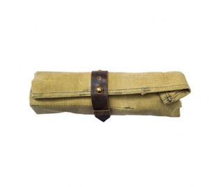 Muestra gratuita: Bolsa enrollable grande para herramientas (6 compartimentos), estuche portátil de transporte, organizador de herramientas de carpintería para taller, estilo vintage - Product Image 2