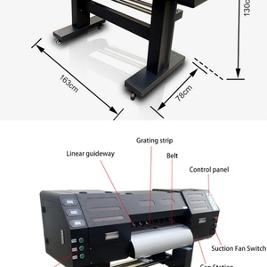 เครื่องพิมพ์ DTF สำหรับพิมพ์ลายลงเสื้อยืด ขนาด 24 นิ้ว 4 หัวพิมพ์ I3200 Dtf Impresora 60 ซม. แบบม้วนต่อม้วน - Product Image 4
